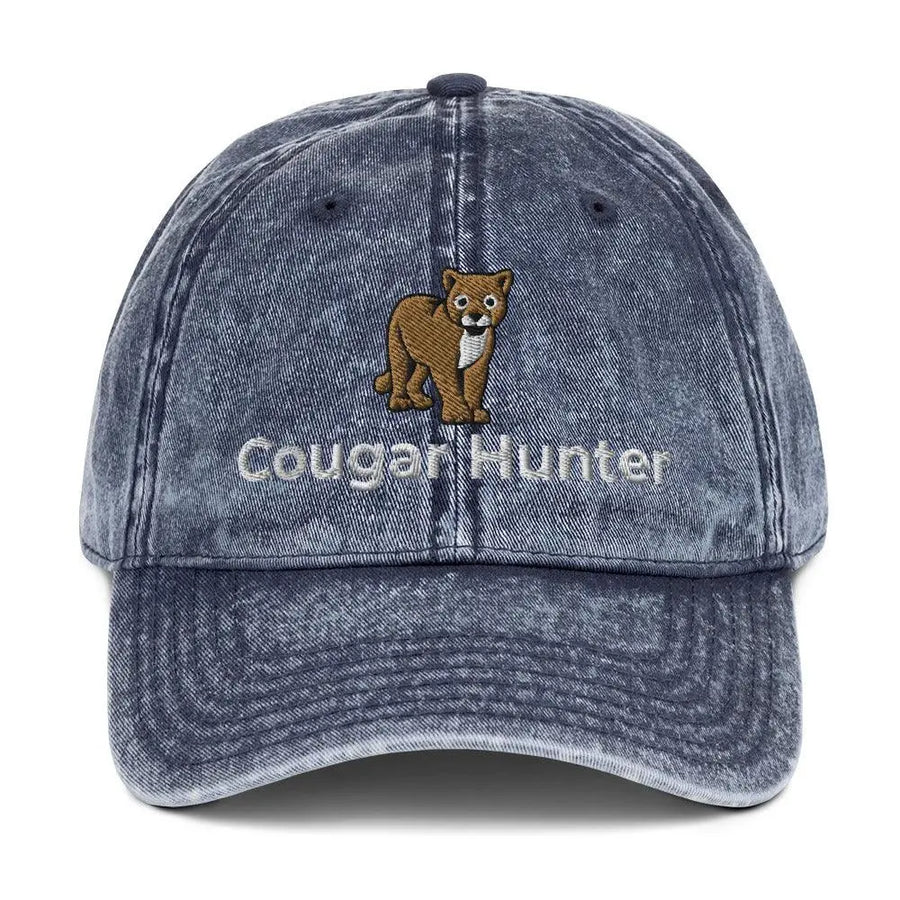 Cougar Hunter Vintage Cotton Twill Cap - Orbital Clothing