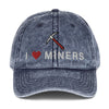 I heart Miners Vintage Cotton Twill Cap