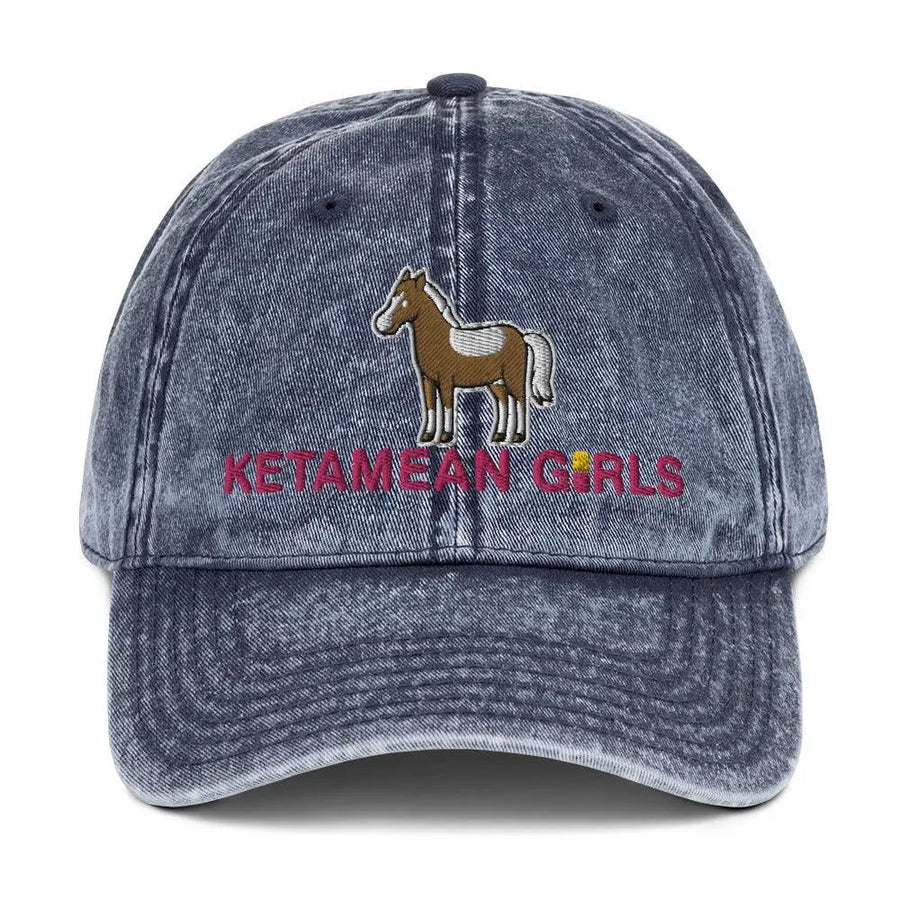 Ketamean Girls Vintage Cotton Twill Cap - Orbital Clothing