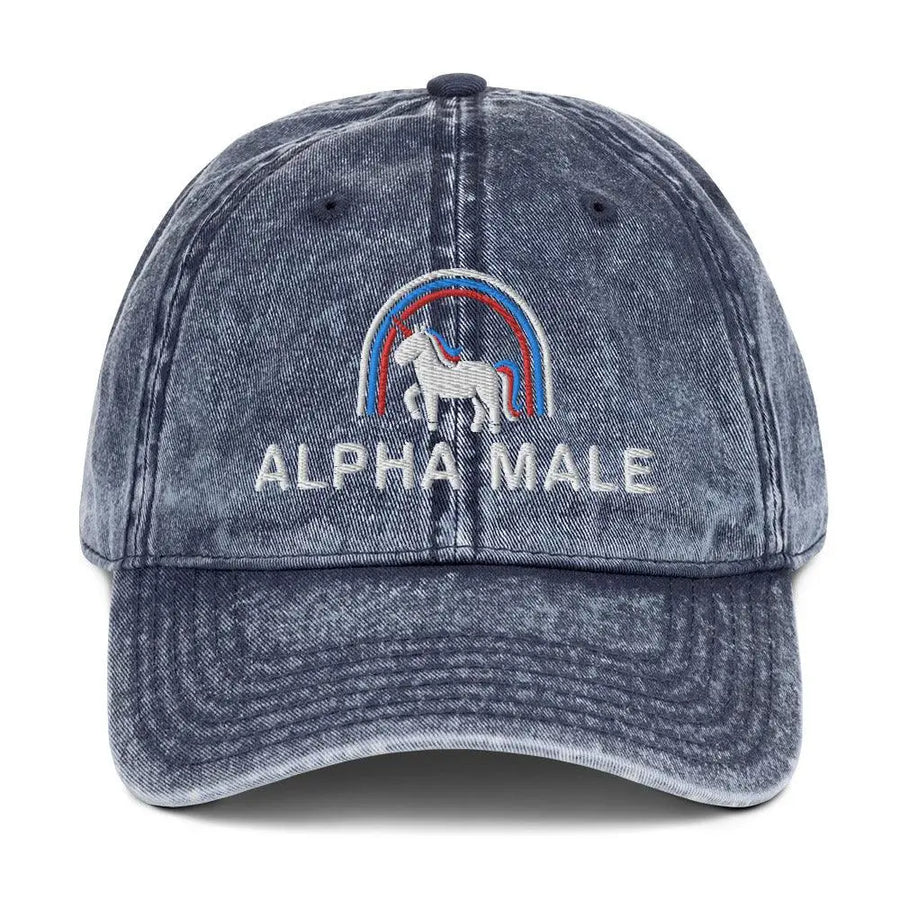 Alpha Male Vintage Cotton Twill Cap - Orbital Clothing