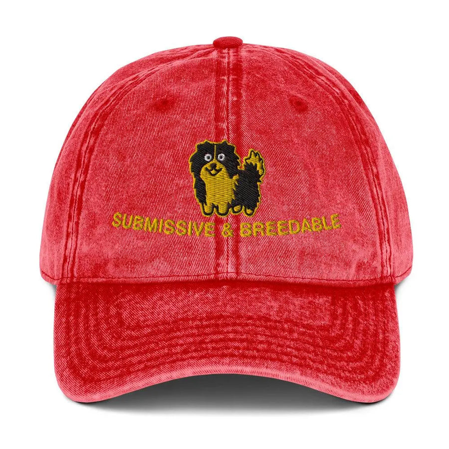Submissive & Breedable Vintage Cotton Twill Cap - Orbital Clothing