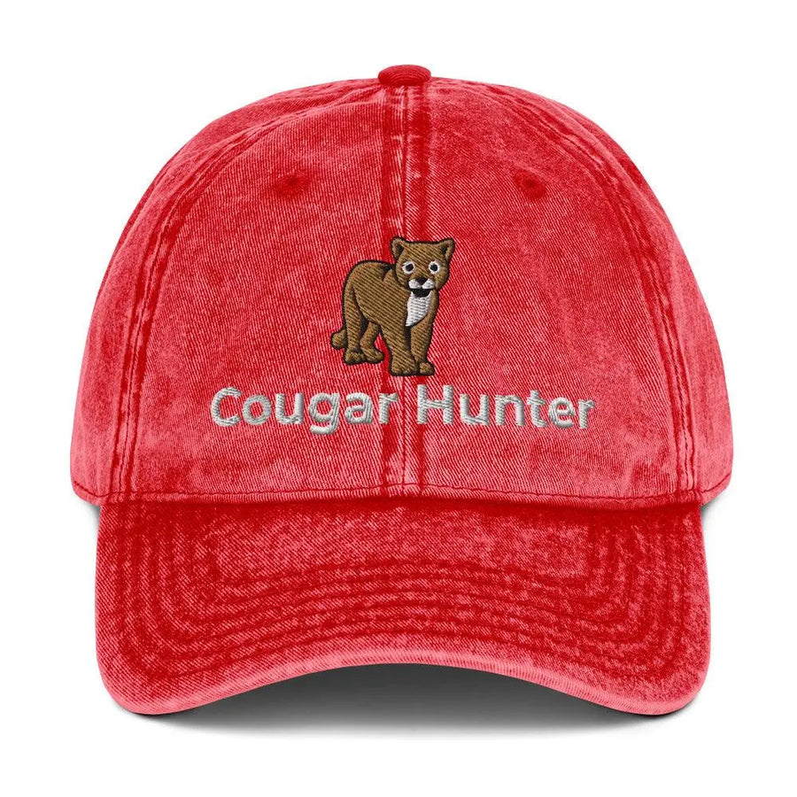 Cougar Hunter Vintage Cotton Twill Cap - Orbital Clothing