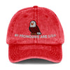 My Pronouns are USA Vintage Cotton Twill Cap