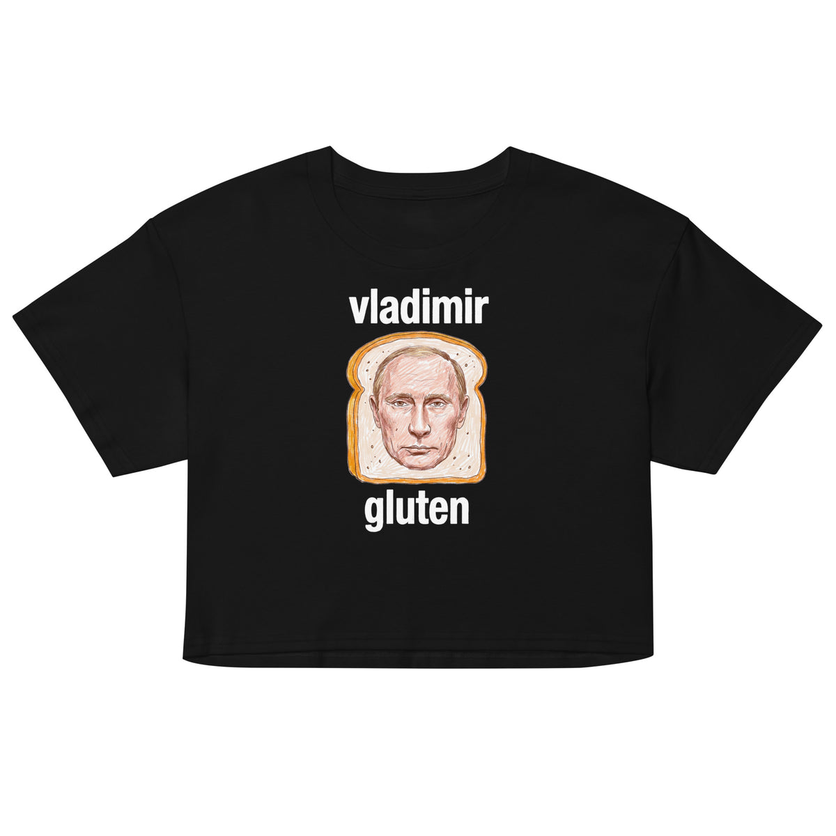 Vladimir Gluten Women’s crop top Orbital Clothing