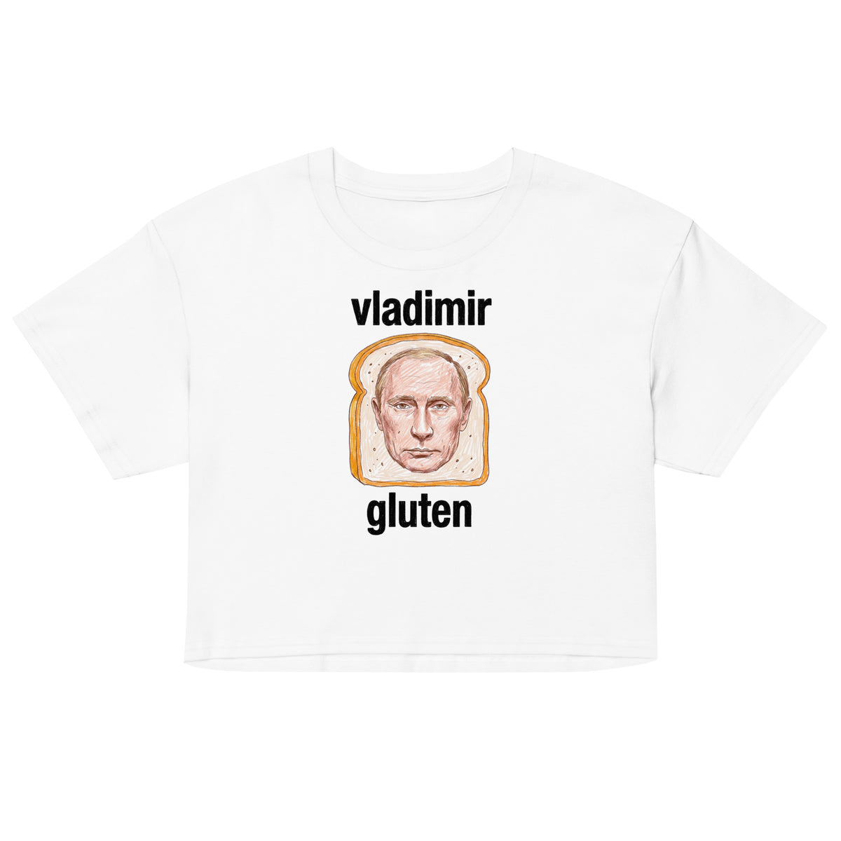 Vladimir Gluten Women’s crop top Orbital Clothing