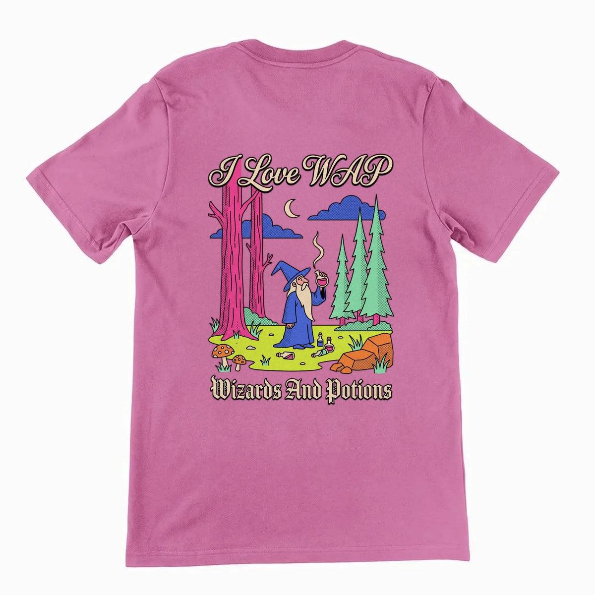 I Love WAP (Wizards And Potions) T-Shirt (backprint) Orbital Clothing