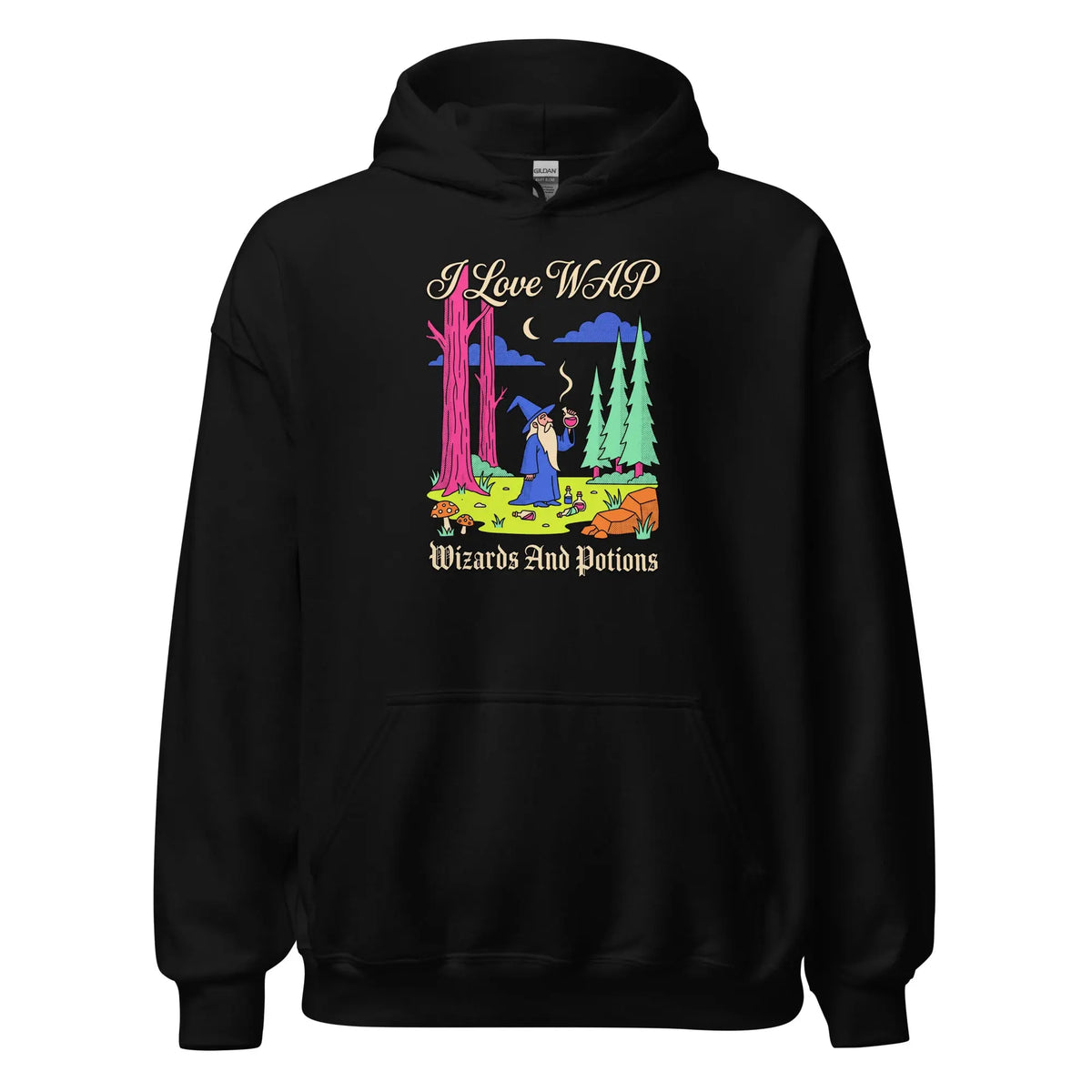 I Love WAP (Wizards And Potions) Hoodie Orbital Clothing