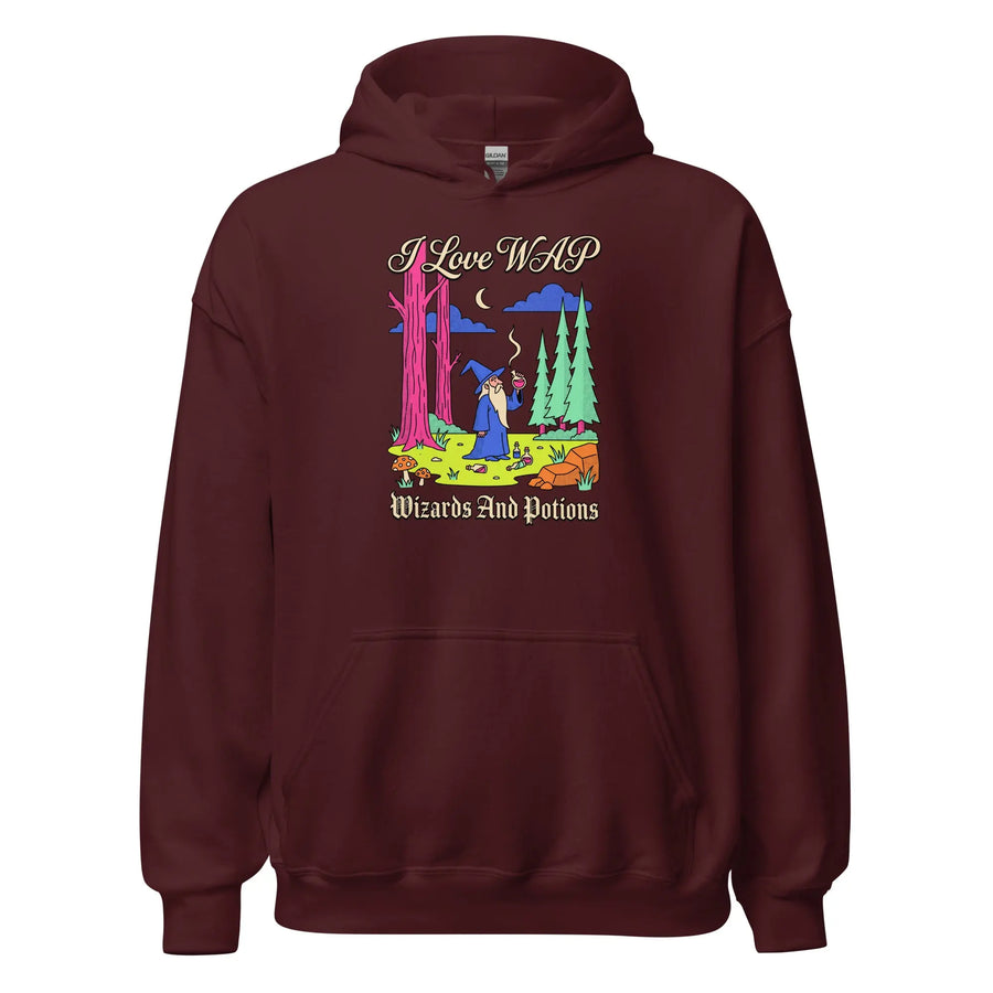 I Love WAP (Wizards And Potions) Hoodie Orbital Clothing