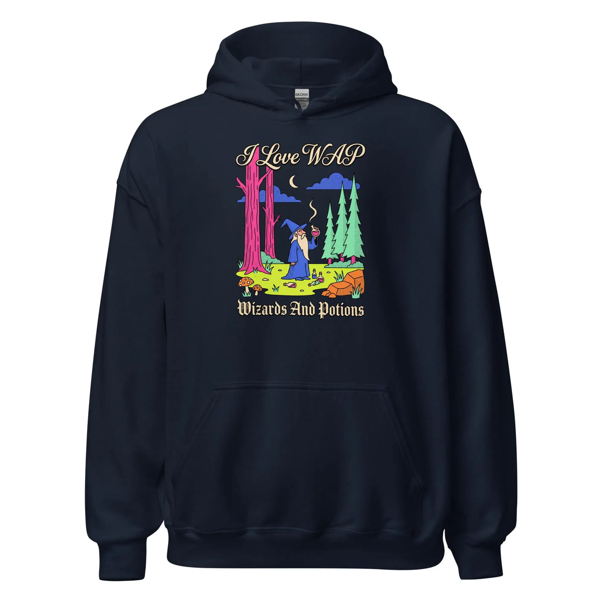 I Love WAP (Wizards And Potions) Hoodie Orbital Clothing