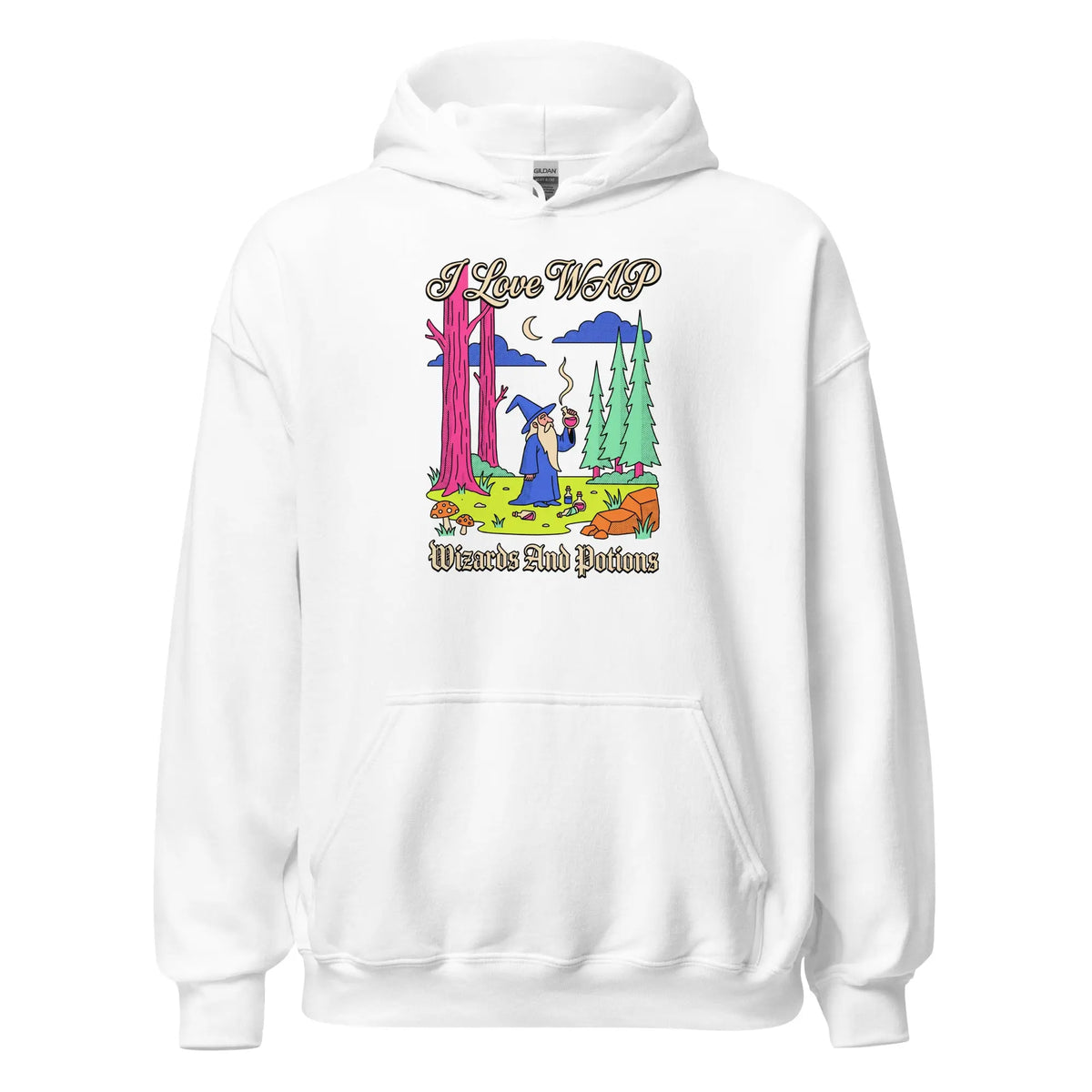 I Love WAP (Wizards And Potions) Hoodie Orbital Clothing