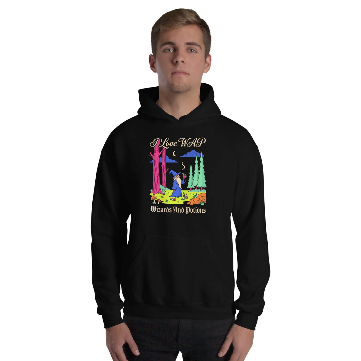I Love WAP (Wizards And Potions) Hoodie Orbital Clothing