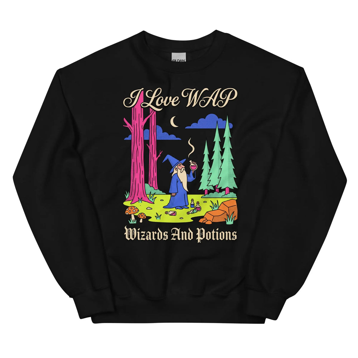 I Love WAP (Wizards And Potions) Sweatshirt Orbital Clothing