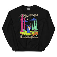 I Love WAP (Wizards And Potions) Sweatshirt - Black / S