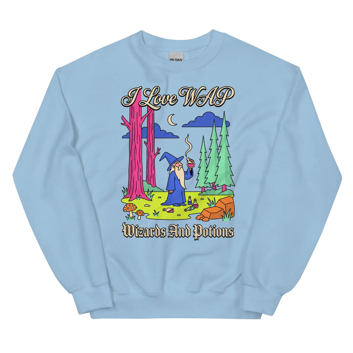 I Love WAP (Wizards And Potions) Sweatshirt Orbital Clothing