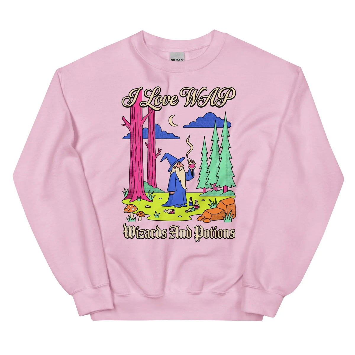I Love WAP (Wizards And Potions) Sweatshirt Orbital Clothing