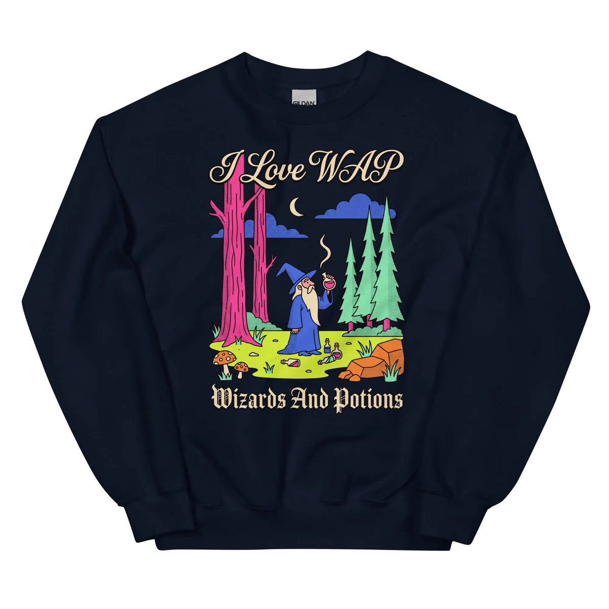 I Love WAP (Wizards And Potions) Sweatshirt Orbital Clothing