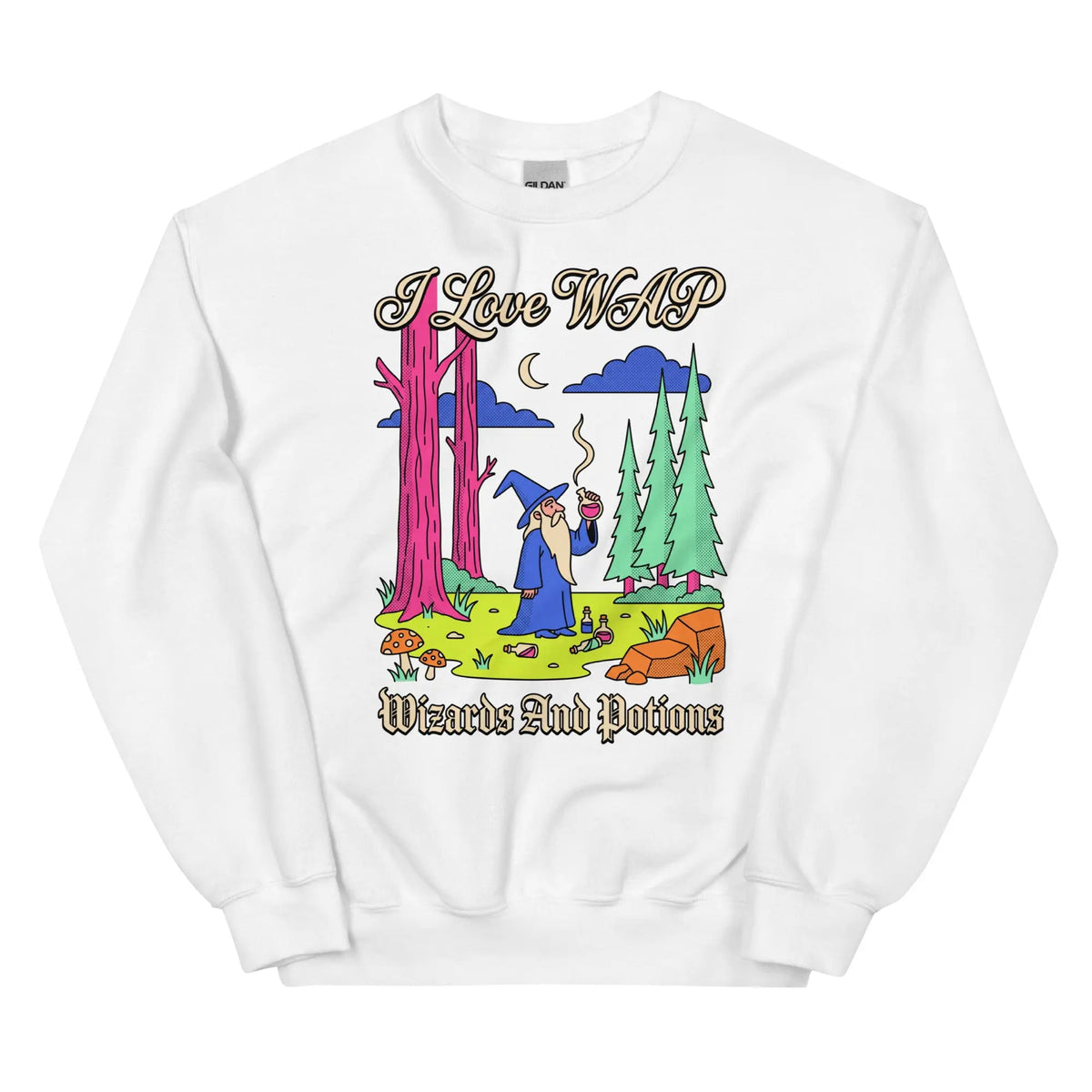 I Love WAP (Wizards And Potions) Sweatshirt Orbital Clothing