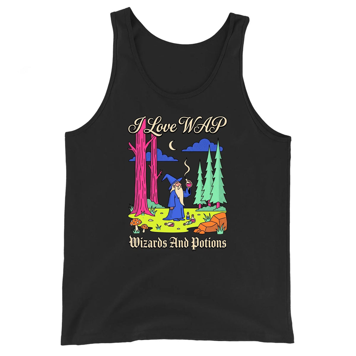 I Love WAP (Wizards And Potions) Tank Top Orbital Clothing