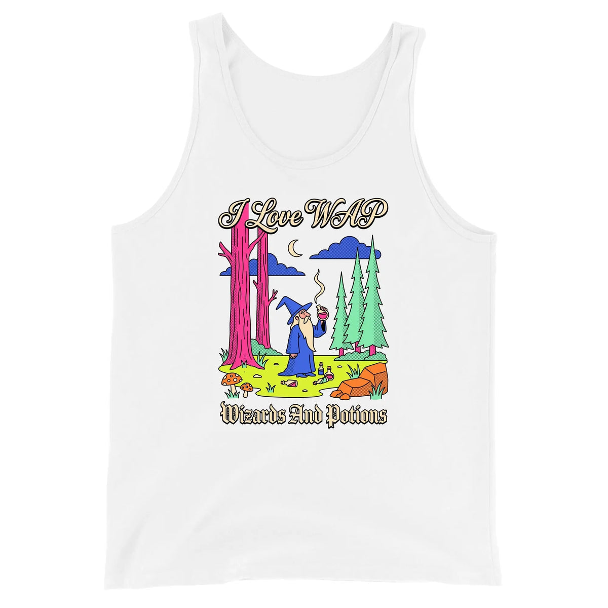 I Love WAP (Wizards And Potions) Tank Top Orbital Clothing
