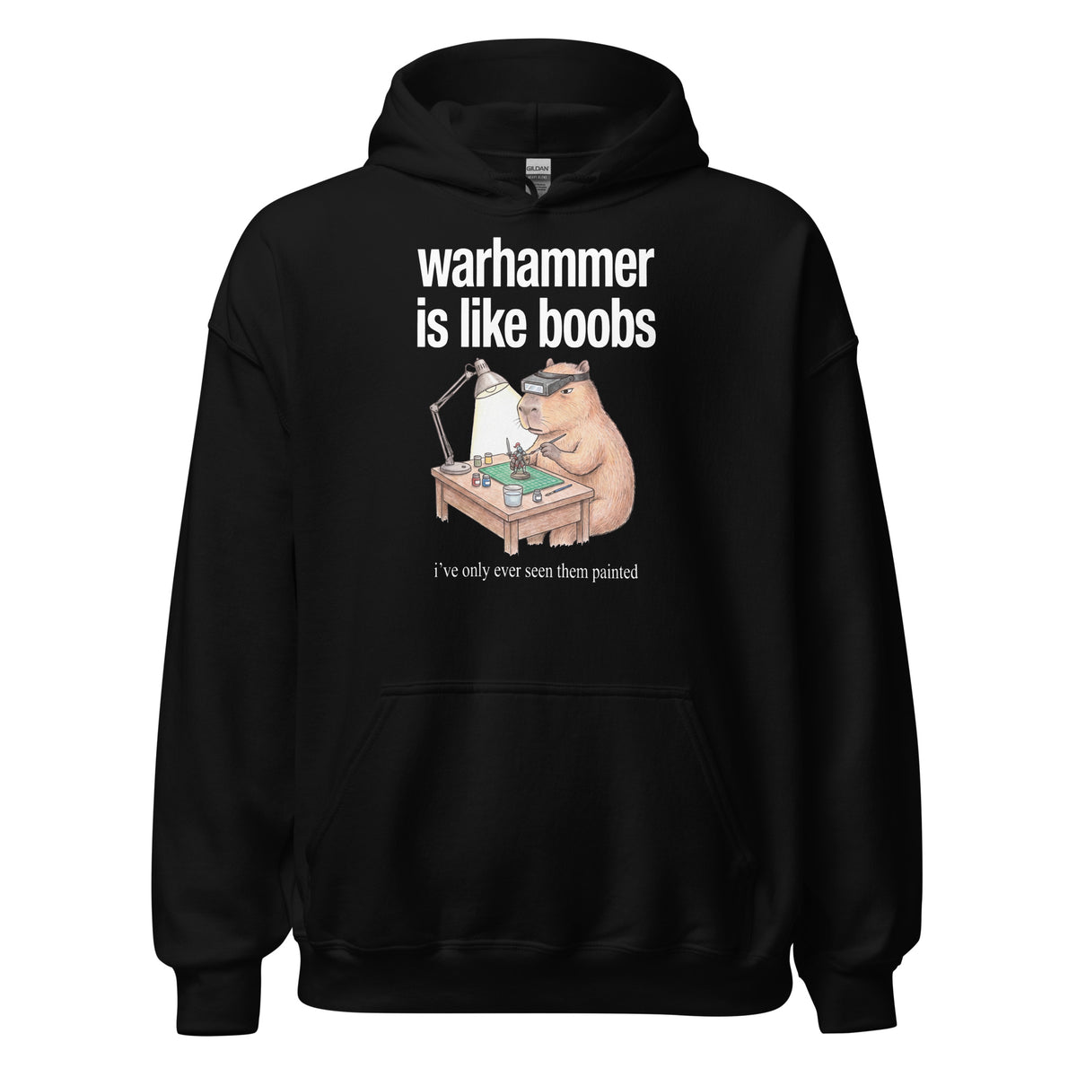 Warhammer Is Like Boobs Hoodie Orbital Clothing