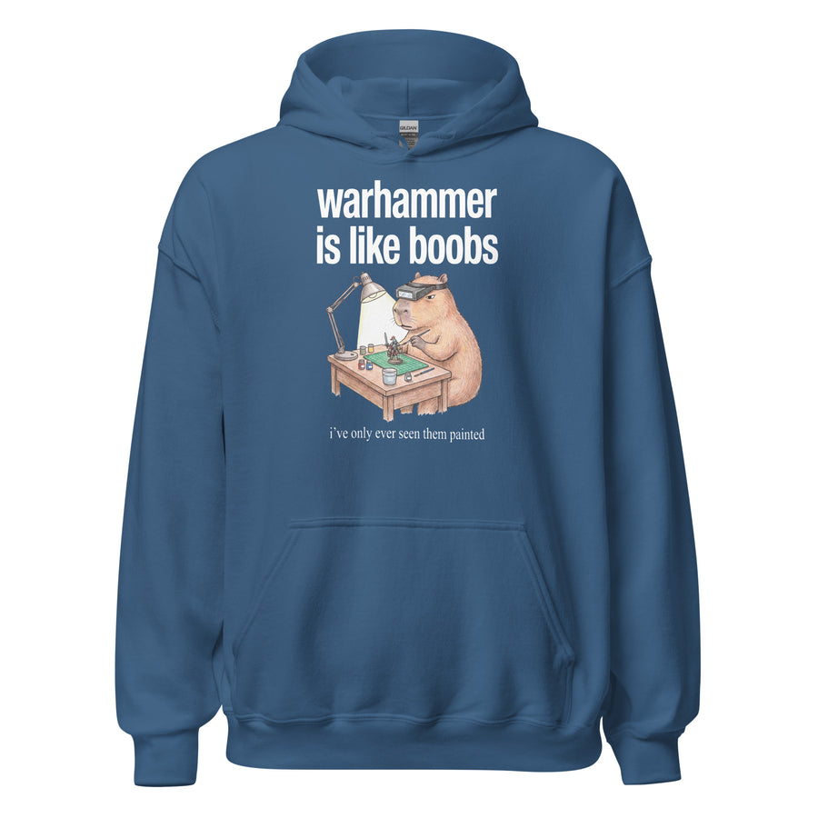 Warhammer Is Like Boobs Hoodie Orbital Clothing