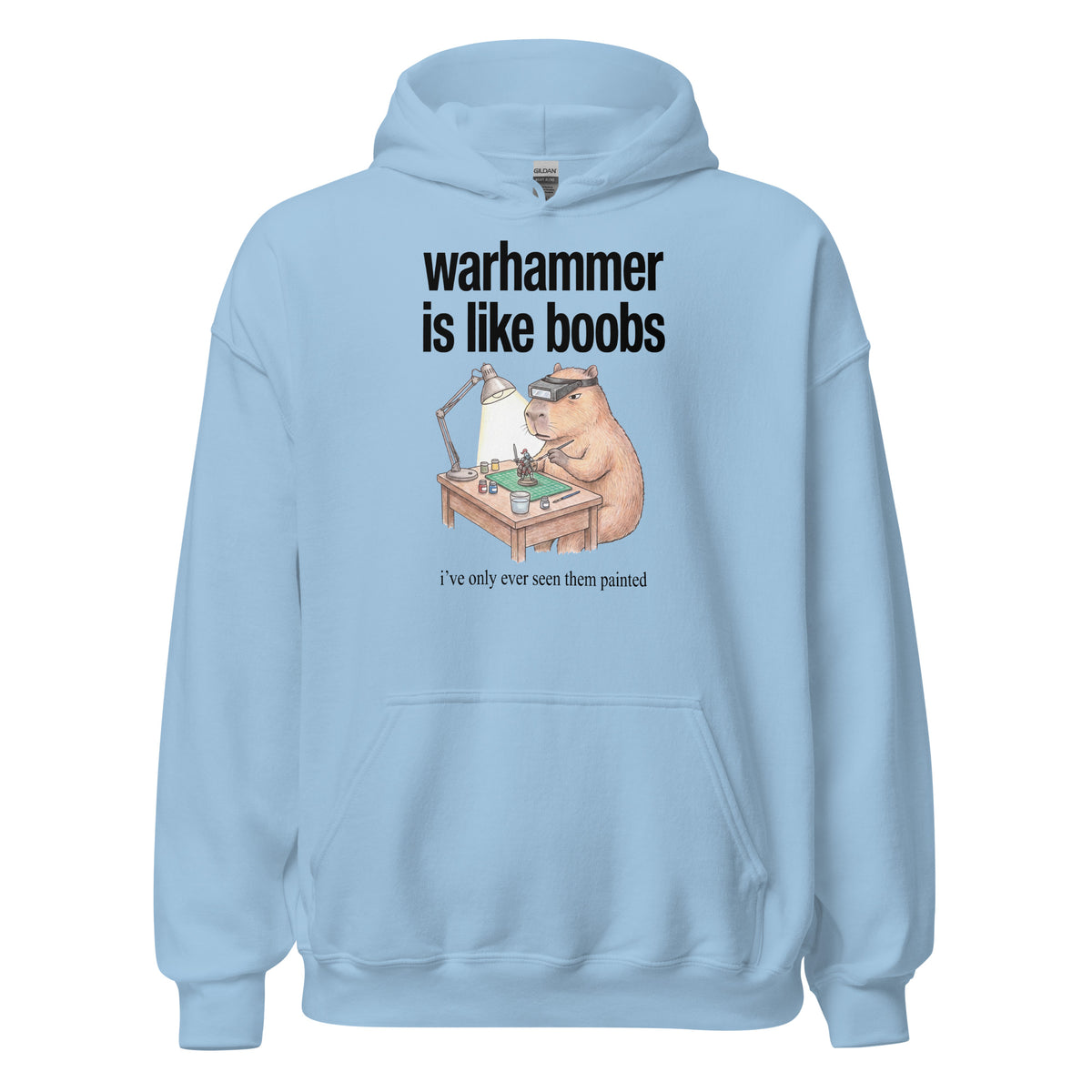 Warhammer Is Like Boobs Hoodie Orbital Clothing