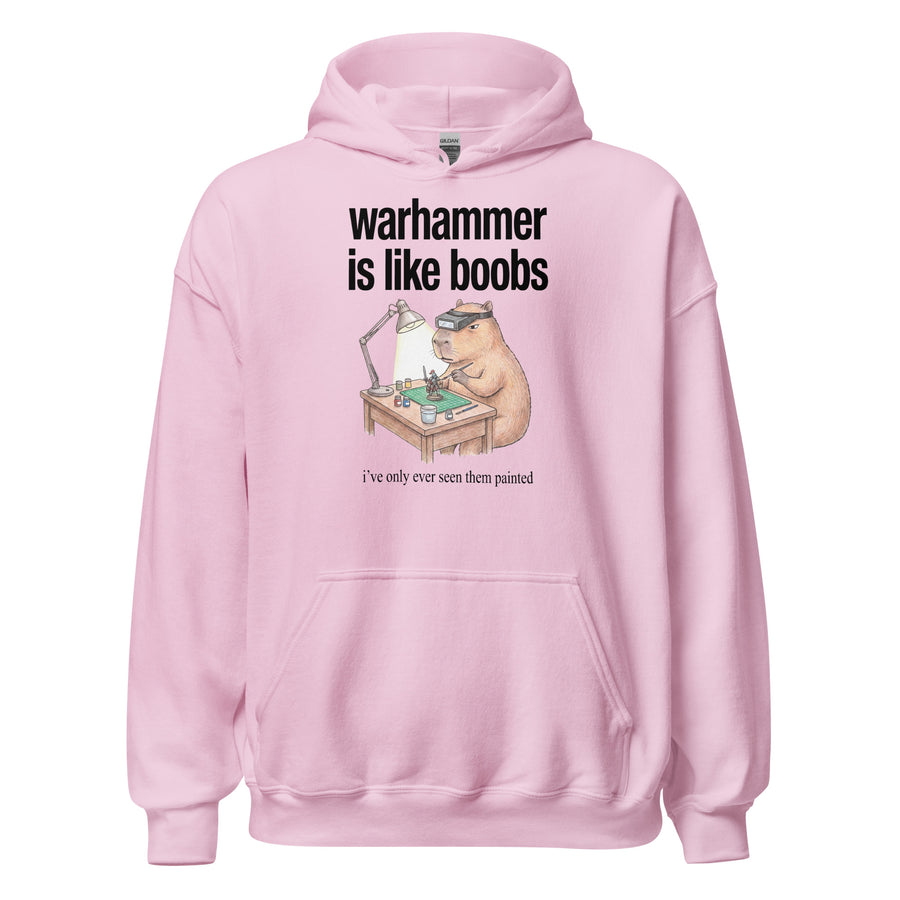 Warhammer Is Like Boobs Hoodie Orbital Clothing
