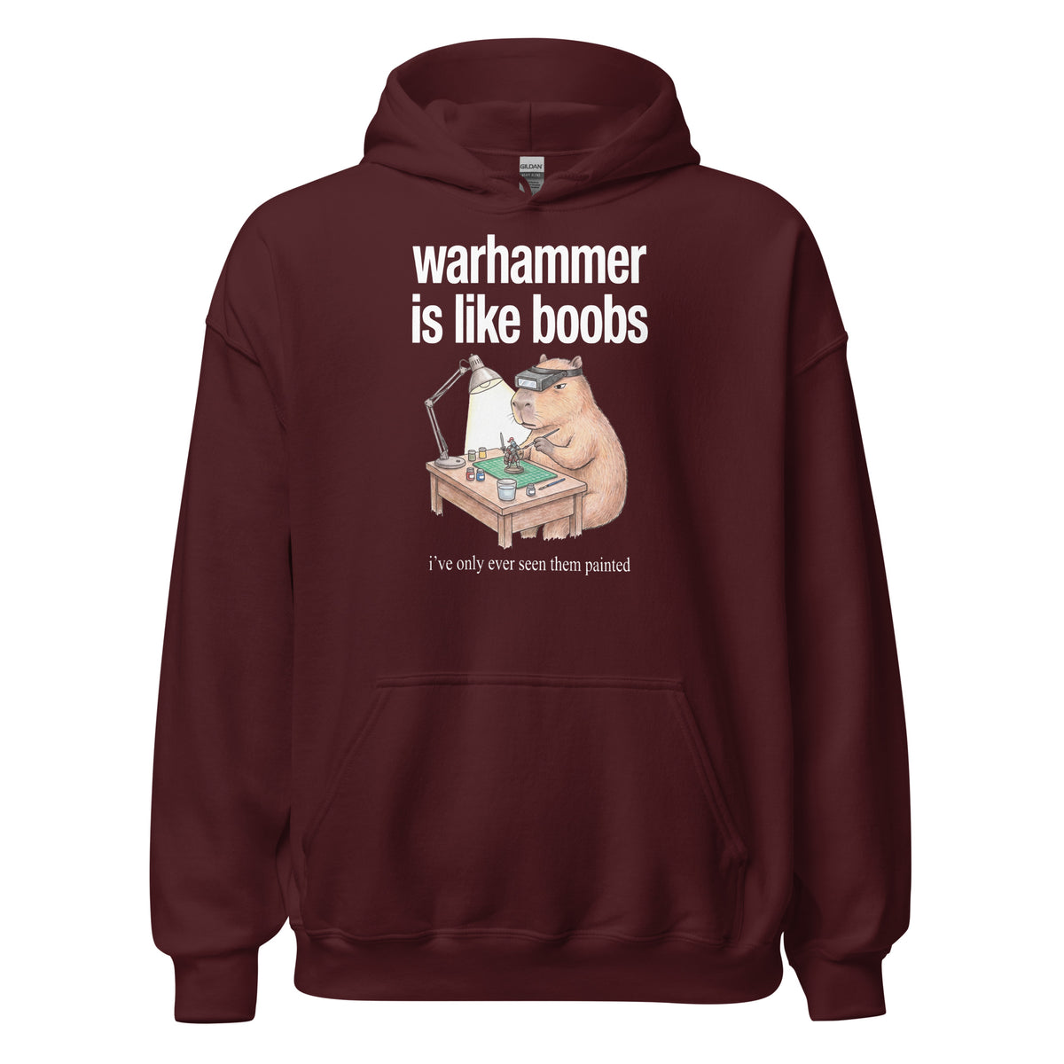 Warhammer Is Like Boobs Hoodie Orbital Clothing