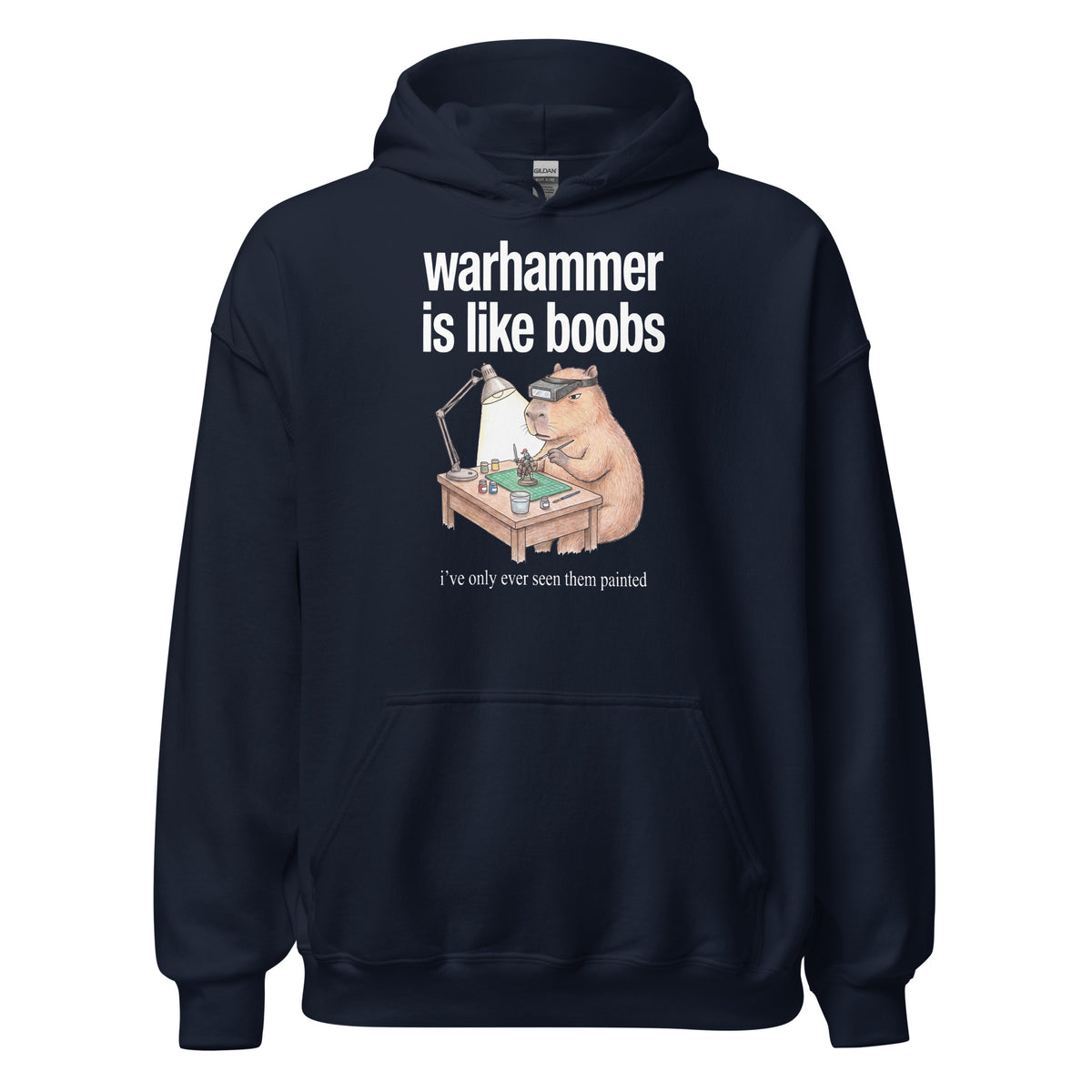 Warhammer Is Like Boobs Hoodie Orbital Clothing