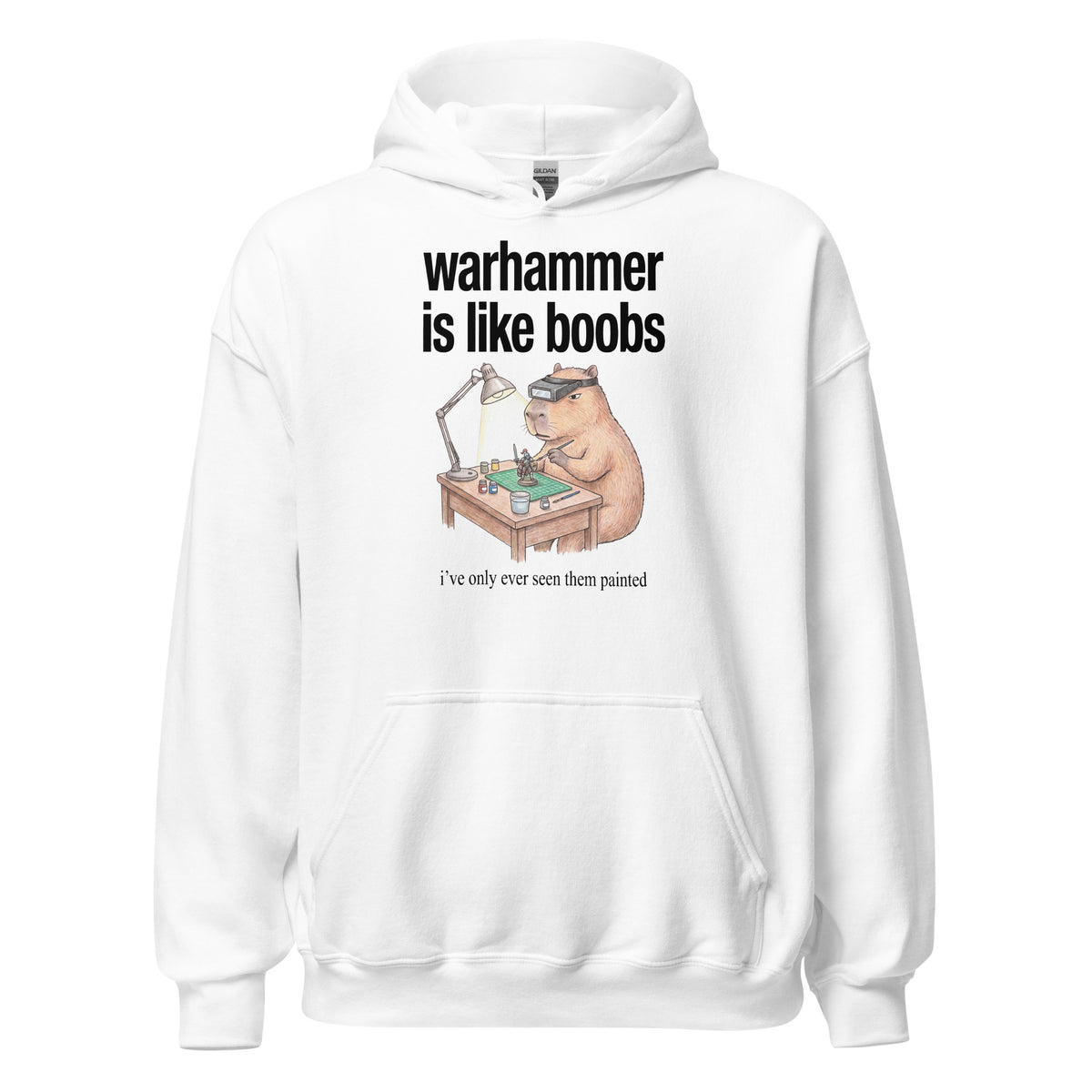 Warhammer Is Like Boobs Hoodie Orbital Clothing