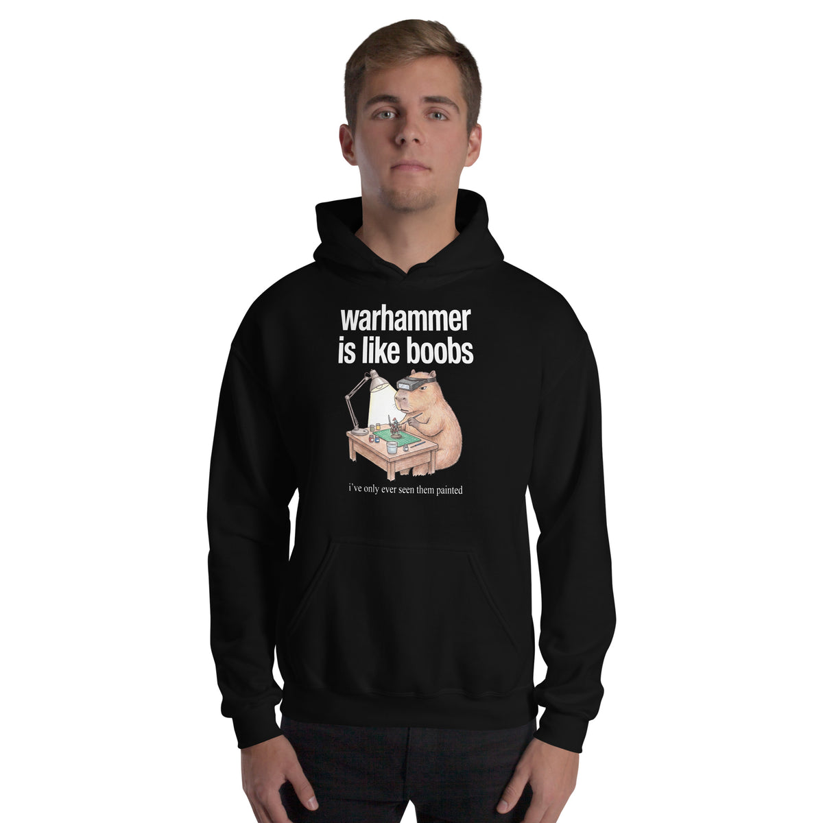 Warhammer Is Like Boobs Hoodie Orbital Clothing