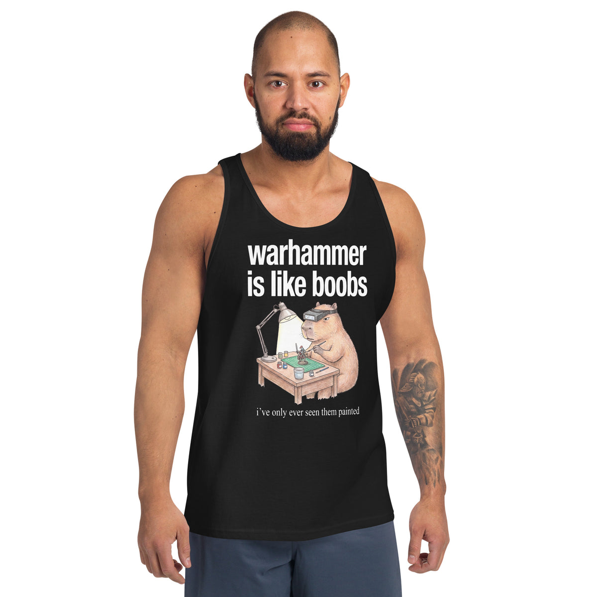 Warhammer Is Like Boobs Tank Top Orbital Clothing