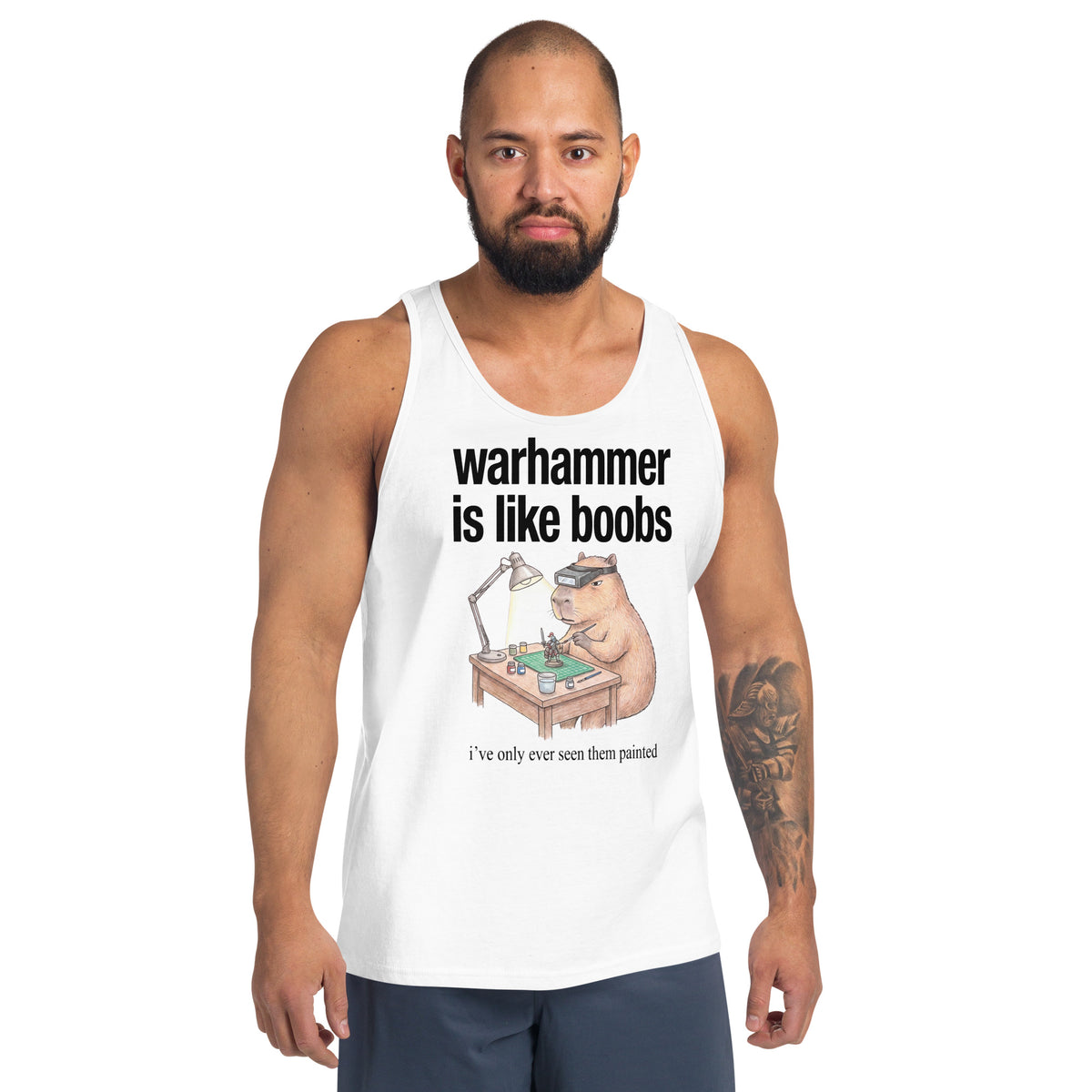 Warhammer Is Like Boobs Tank Top Orbital Clothing