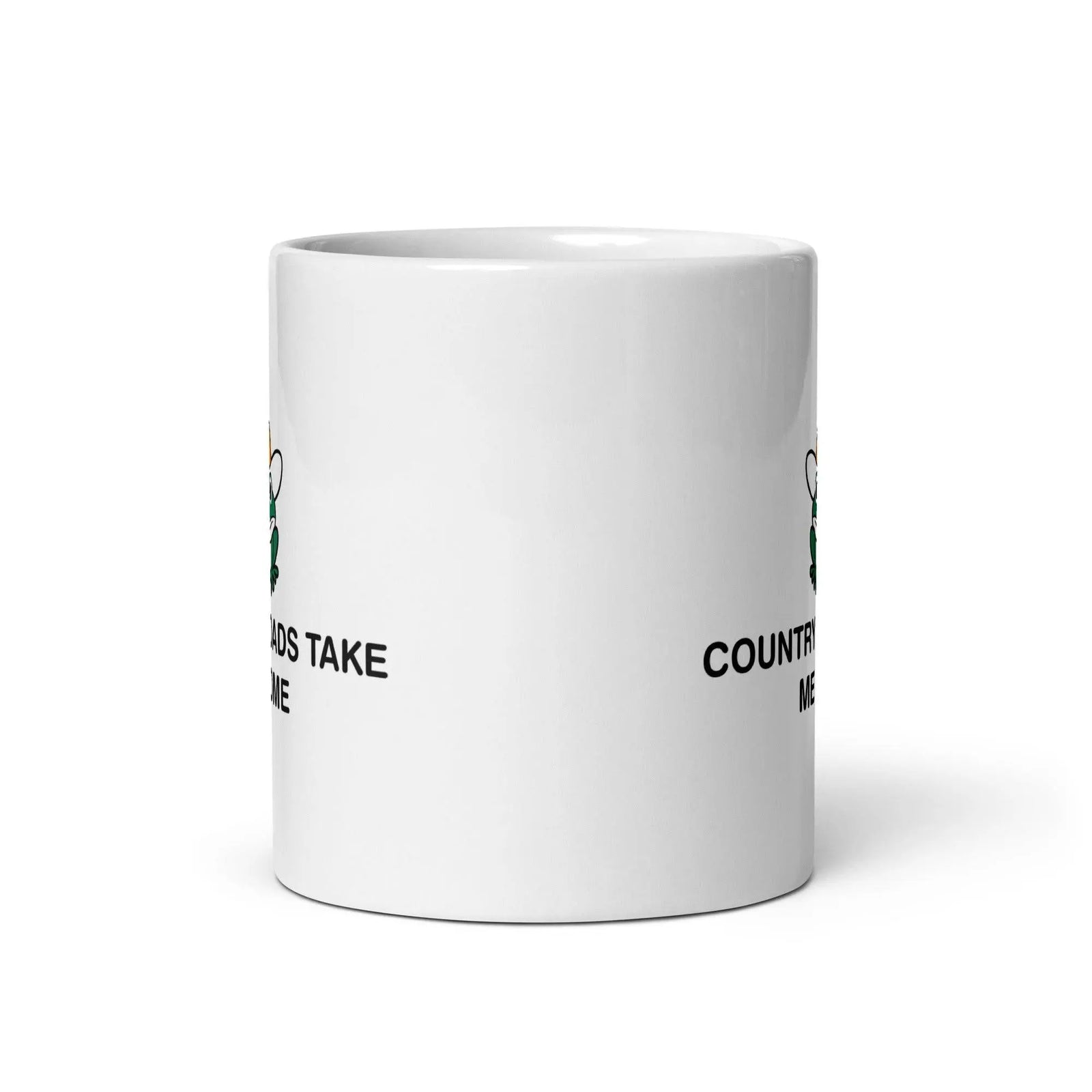 Country Toads Take Me Home White glossy mug - Orbital Clothing