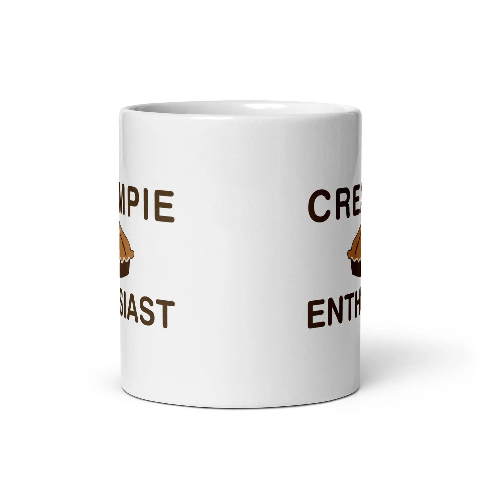 Creampie Enthusiast White glossy mug - Orbital Clothing