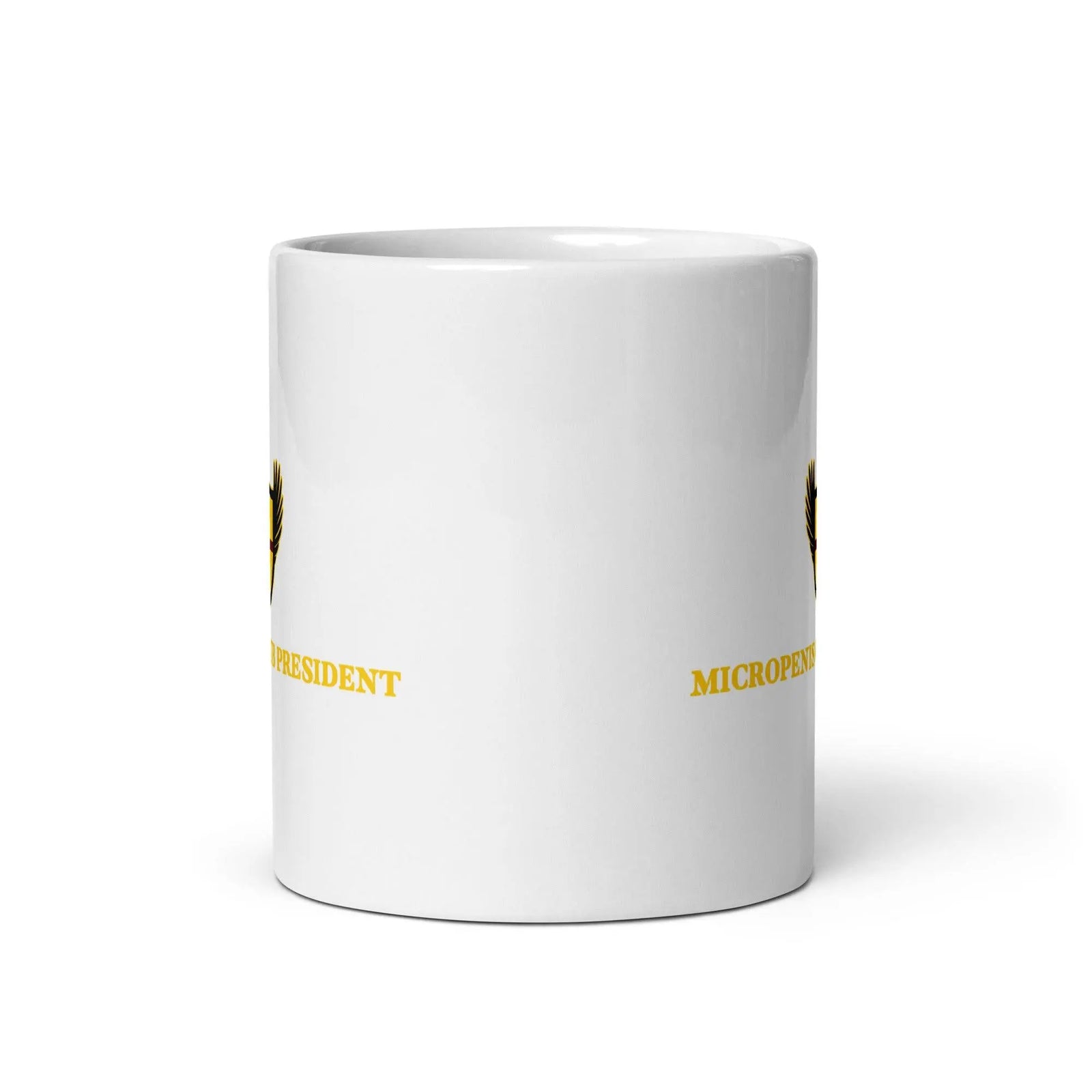 Micropenis Club President White glossy mug - Orbital Clothing