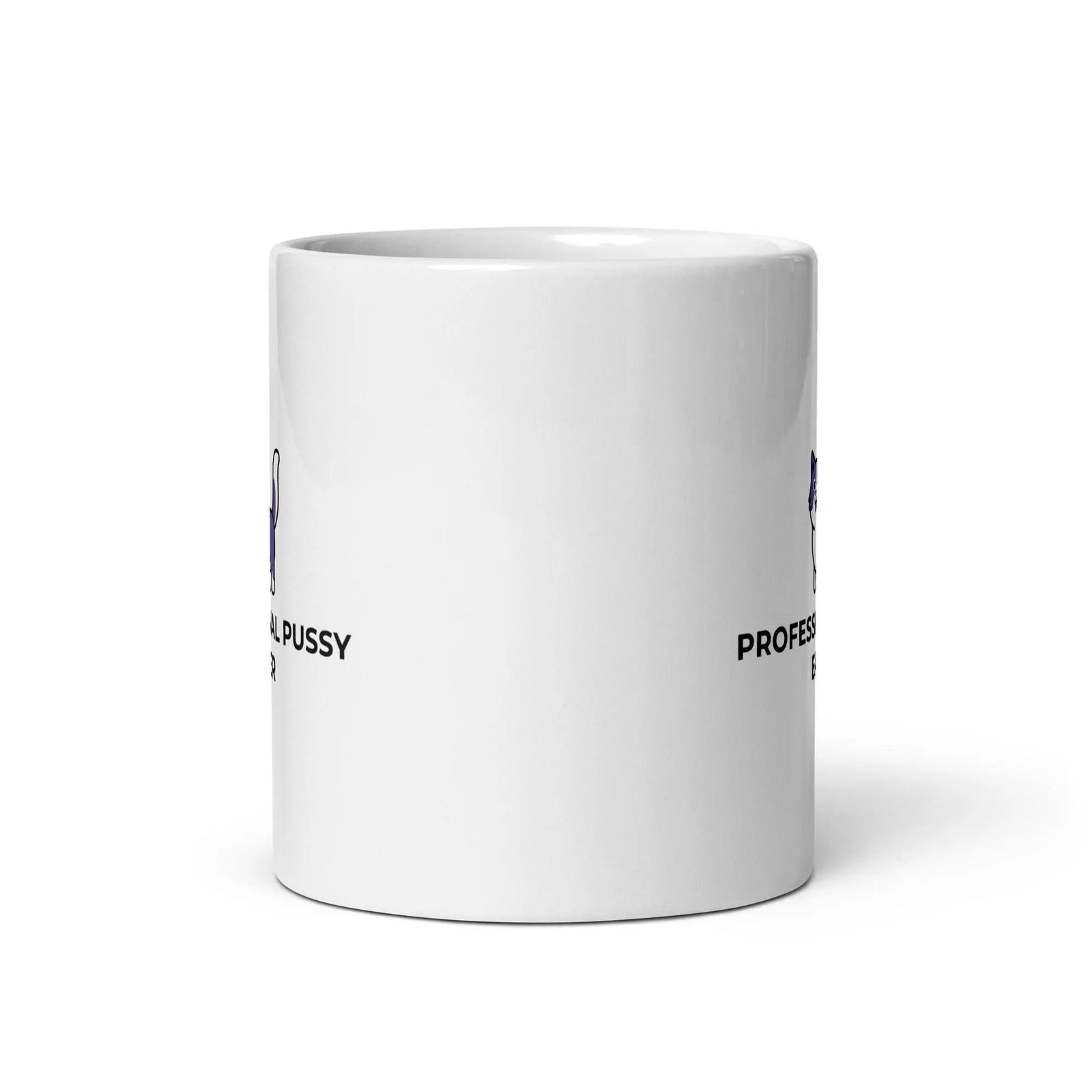 Professional Pussy Eater White glossy mug - Orbital Clothing