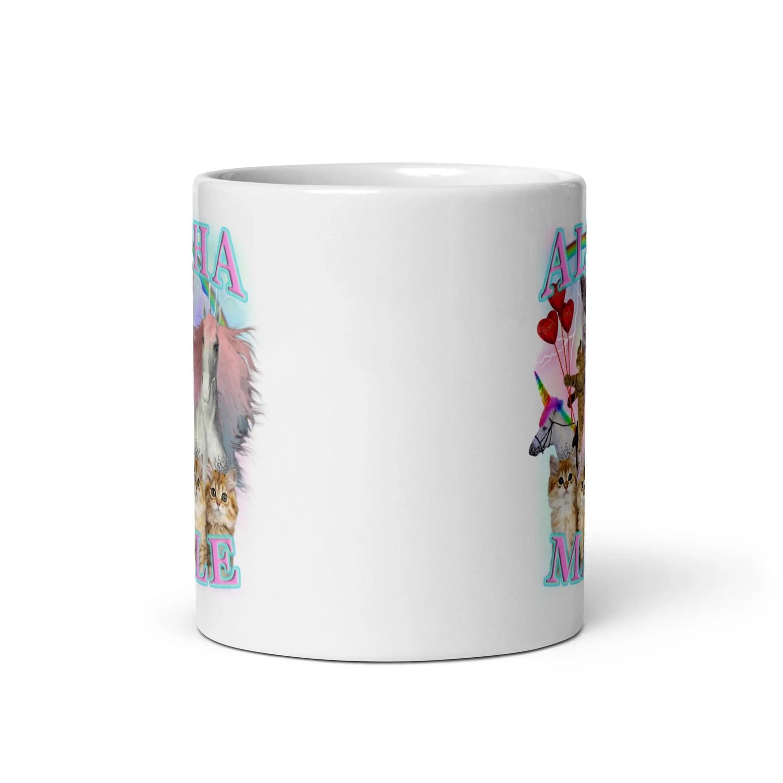 Alpha Male OG Design! White glossy mug - Orbital Clothing