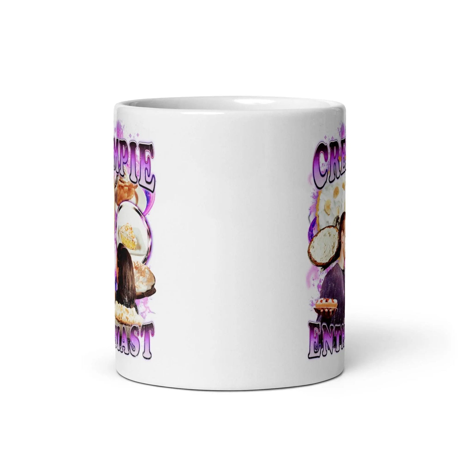 Creampie Enthusiast White glossy mug - Orbital Clothing