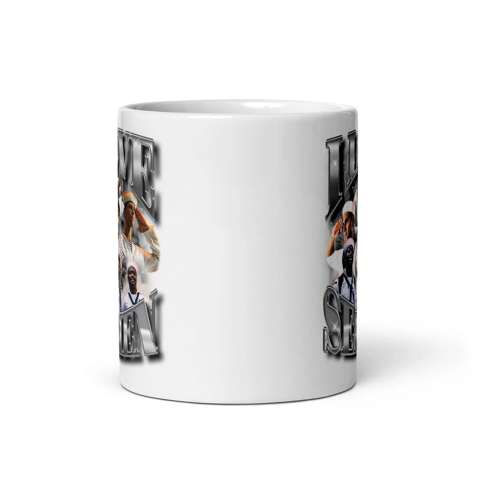 I Love Seamen White glossy mug - Orbital Clothing