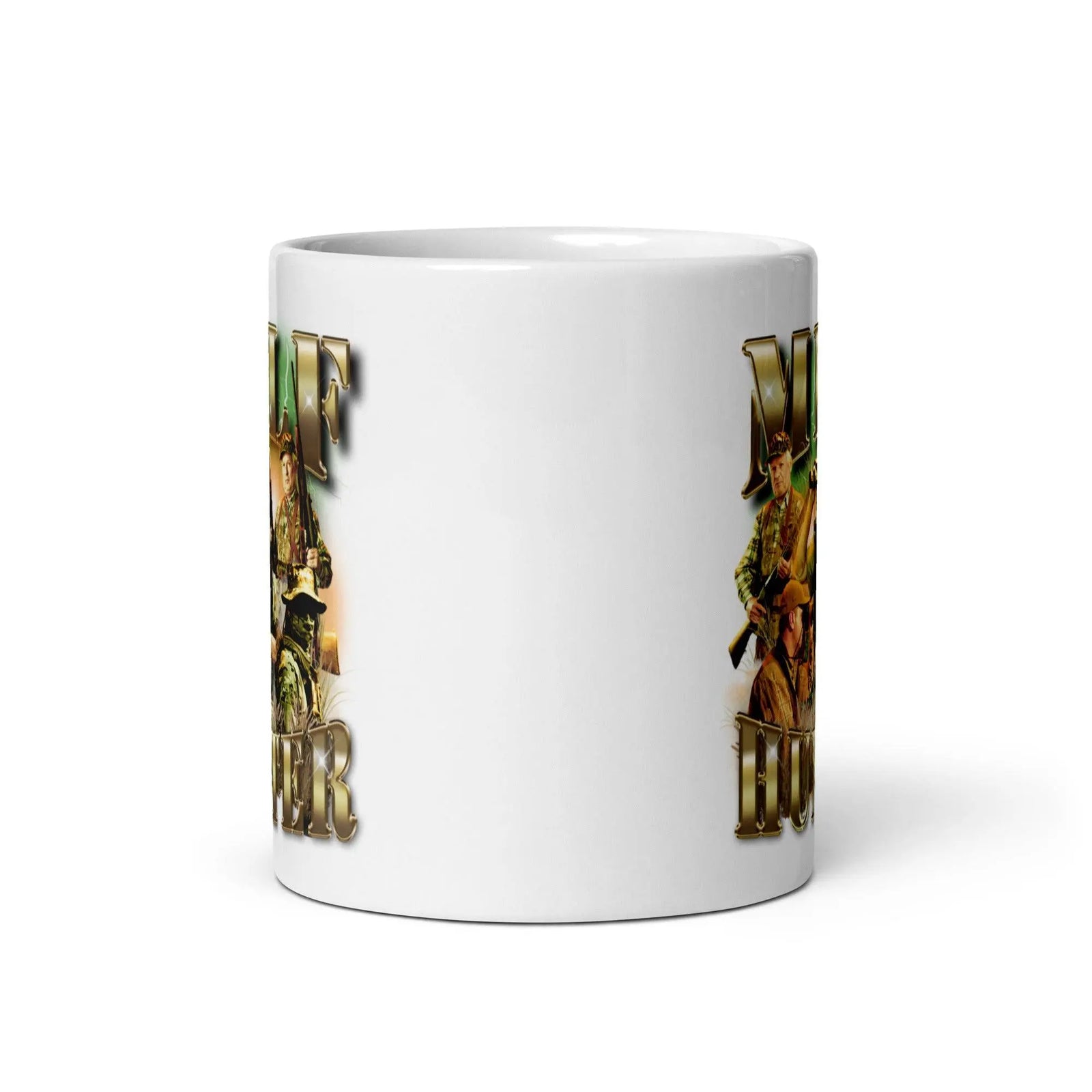 Milf Hunter White glossy mug - Orbital Clothing
