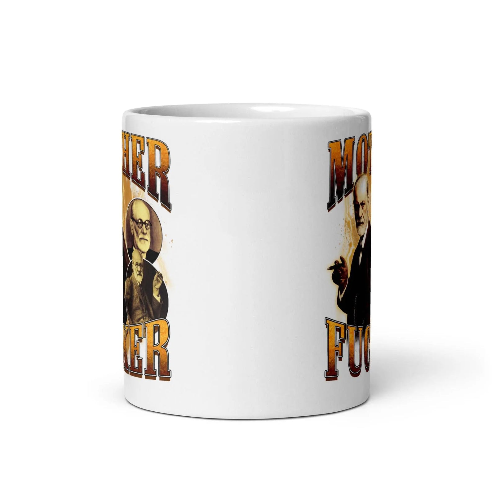 Mother Fucker White glossy mug - Orbital Clothing
