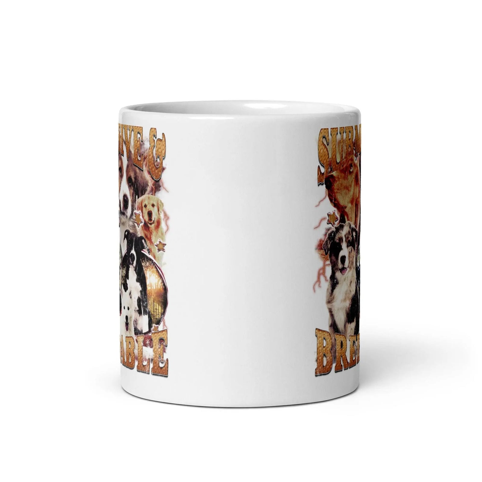 Submissive and Breedable White glossy mug - Orbital Clothing