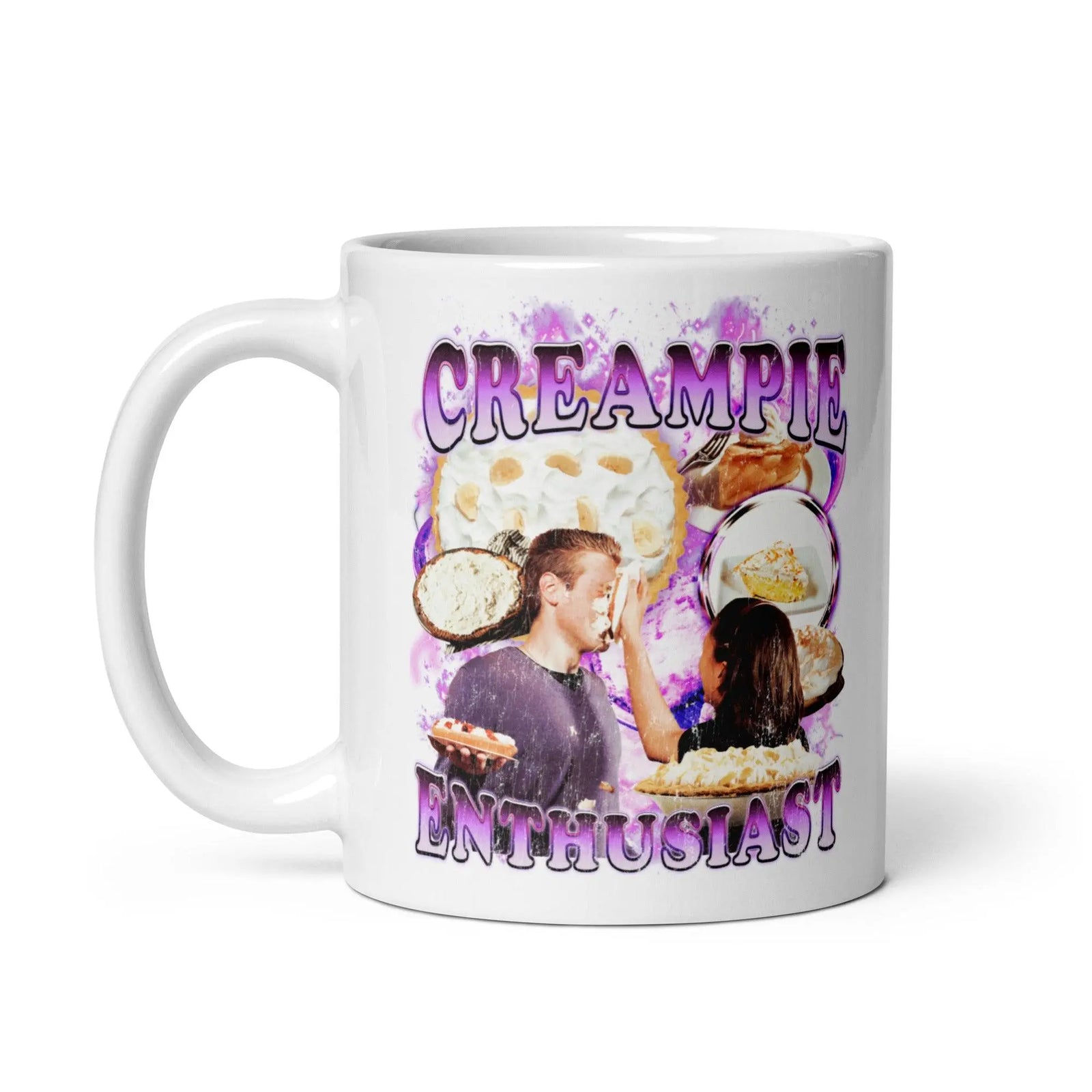 Creampie Enthusiast White glossy mug - Orbital Clothing