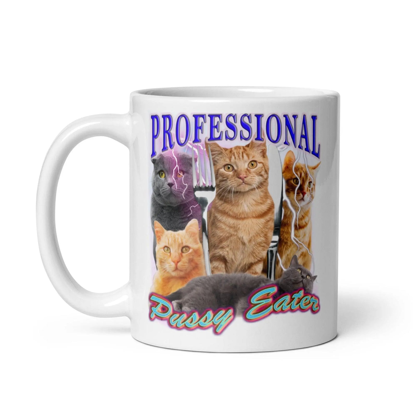 Professional Pussy Eater White glossy mug - Orbital Clothing