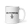 Sir Cumcise White glänzender Becher