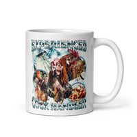 Experienced Cock Handler  White glossy mug - 11 oz