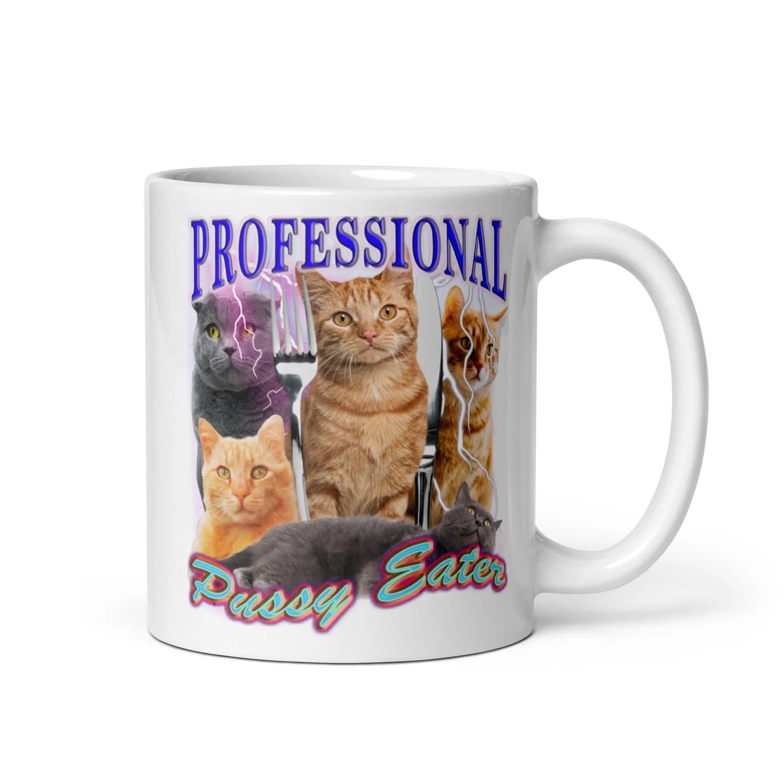 Professional Pussy Eater White glossy mug - Orbital Clothing