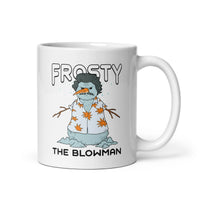 Frosty the Blowman White glossy mug - 11 oz