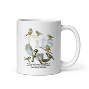 Titten Weiße glänzende Tasse